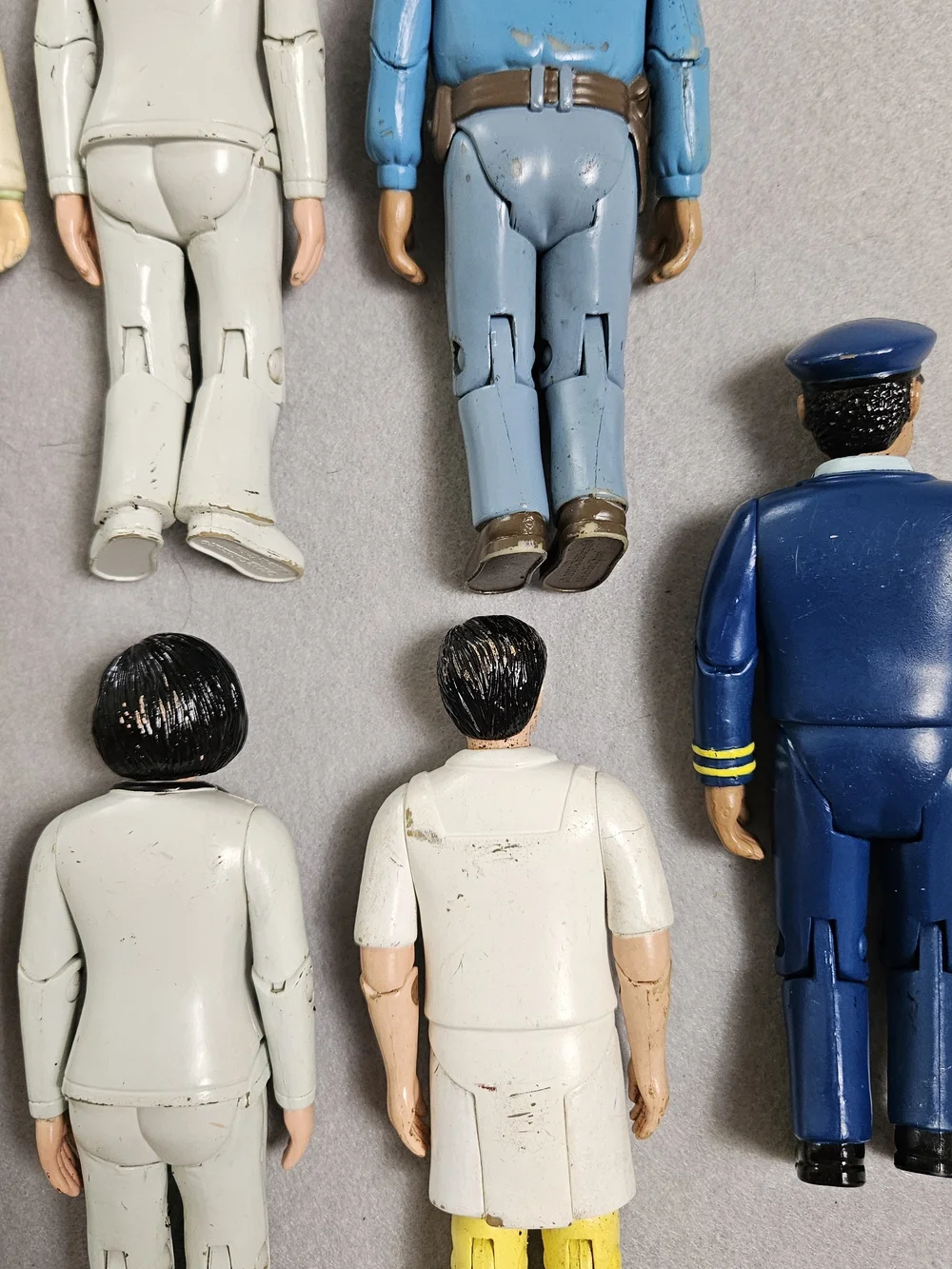Vintage Childcraft Community Helpers Action Figures Lot of 9 Careers